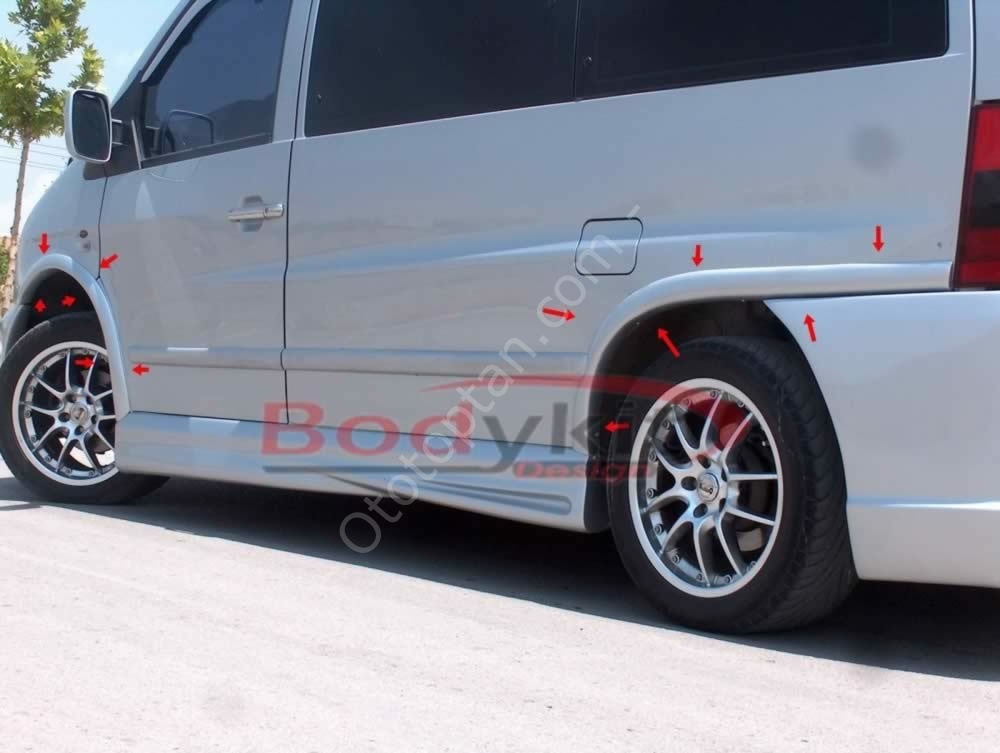 Mercedes Vito 1 Dodik Takımı (4 Parça)