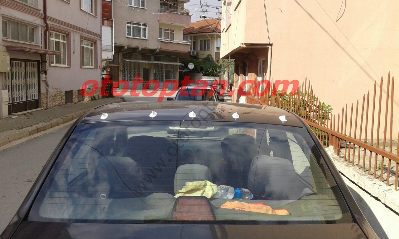 5 li Anten Beyaz Balık Sırtı Anten