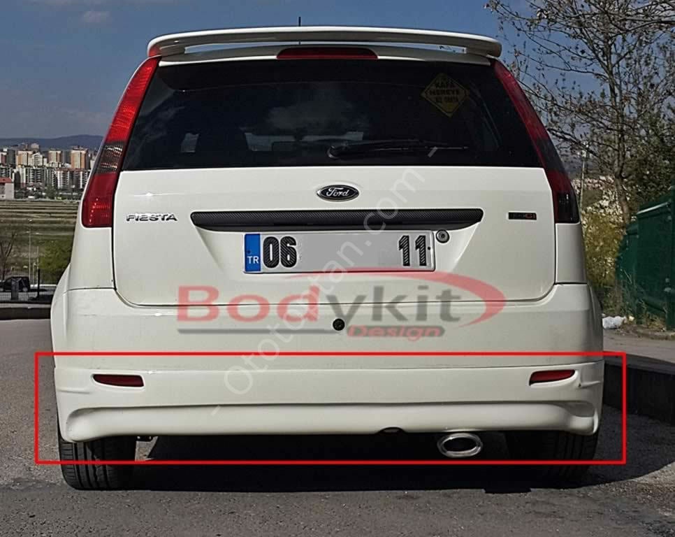 Ford Fiesta Arka Tampon Eki