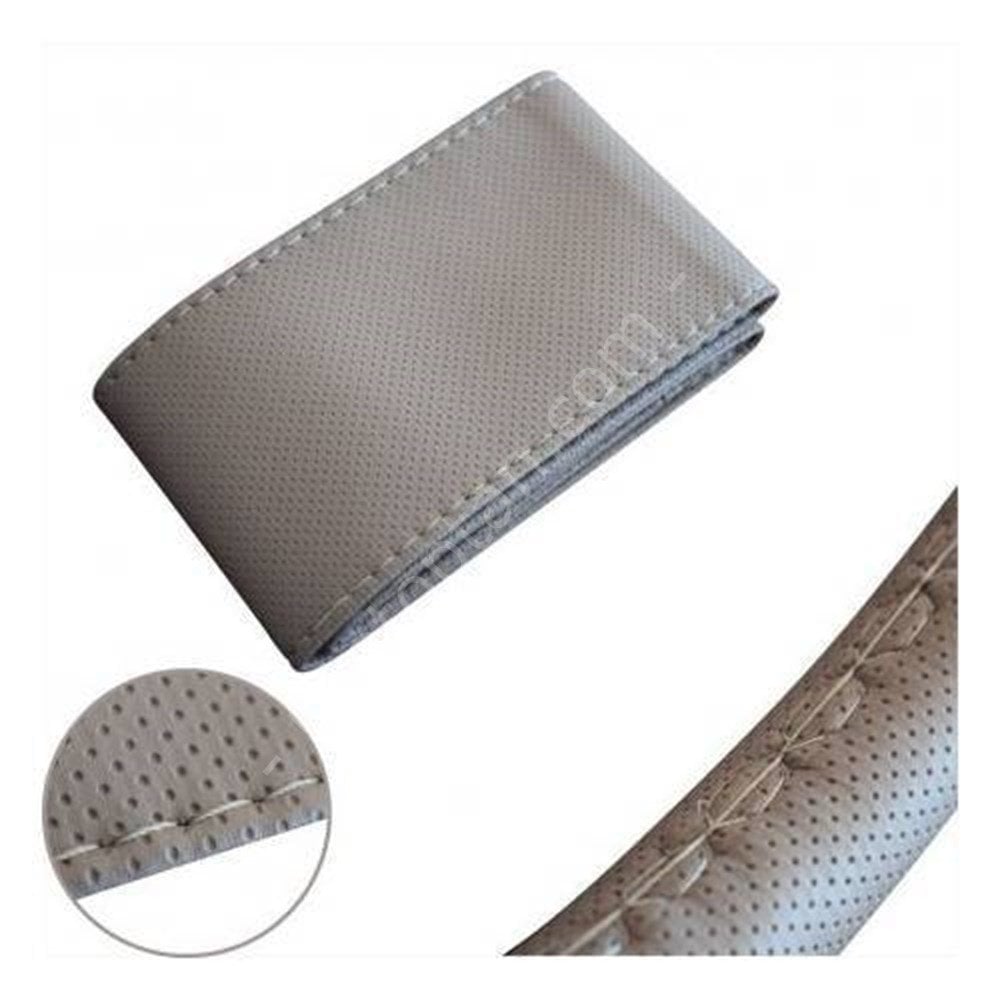 Gri Delikli Dikmeli Direksiyon Kılıfı