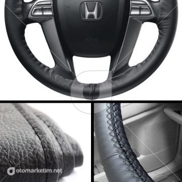 Kampanyalı Siyah Dikmeli Direksiyon Kılıfı