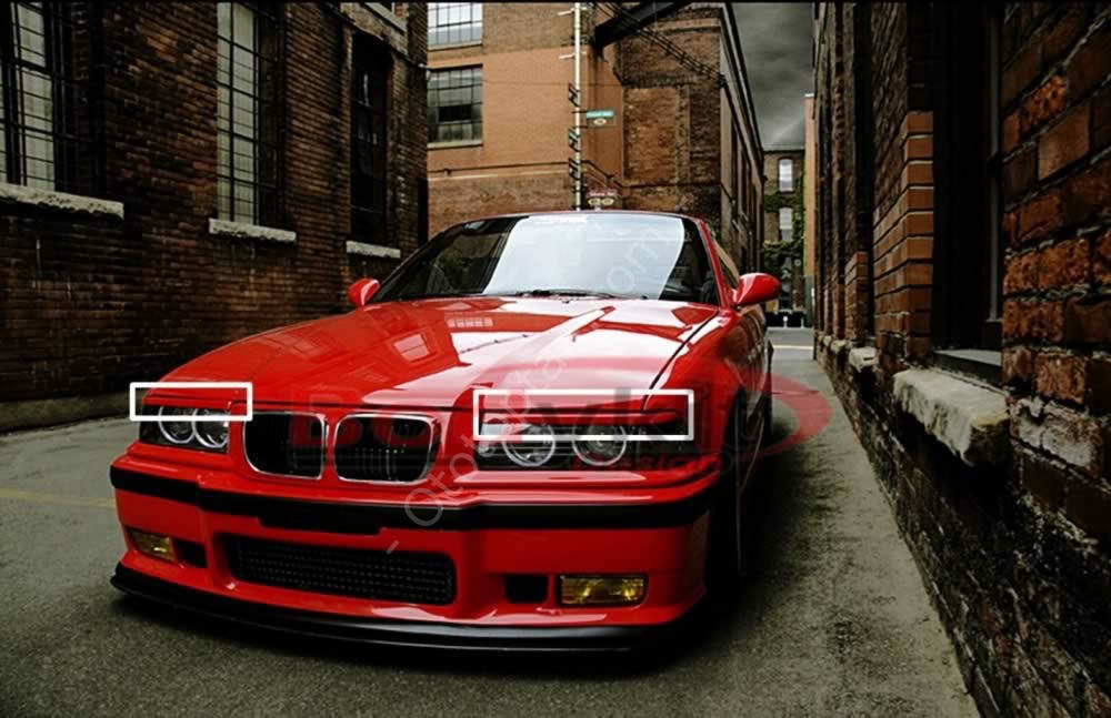 Bmw E36 Üst Far Kaşı Takımı