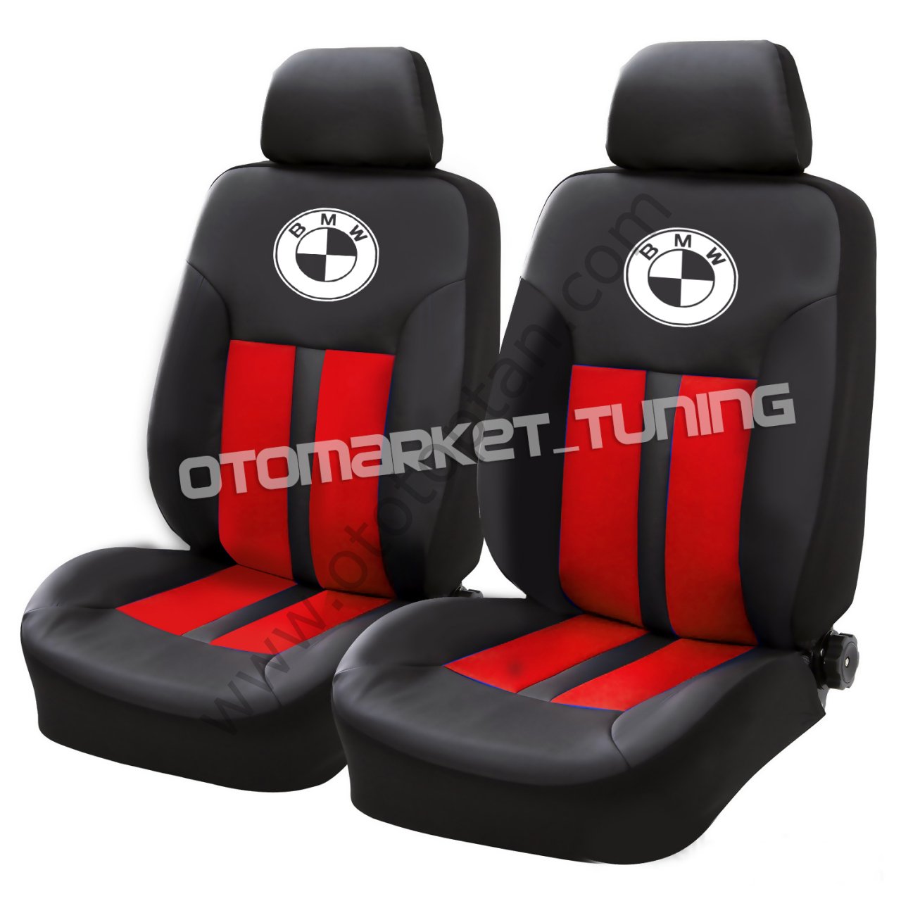 Bmw Koltuk Kılıfı Seti Kırmızı-Siyah