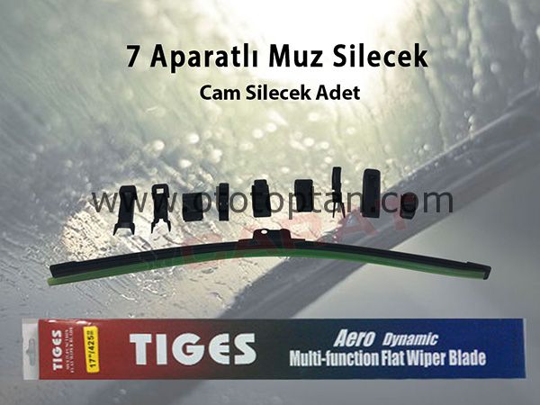 45 CM 7 aparatlı Her Araca Uyumlu Silecek