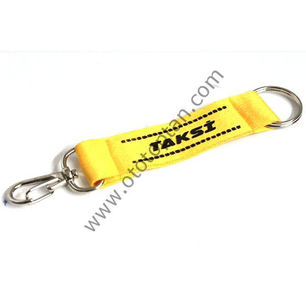 Kumaş Taksi Anahtarlık