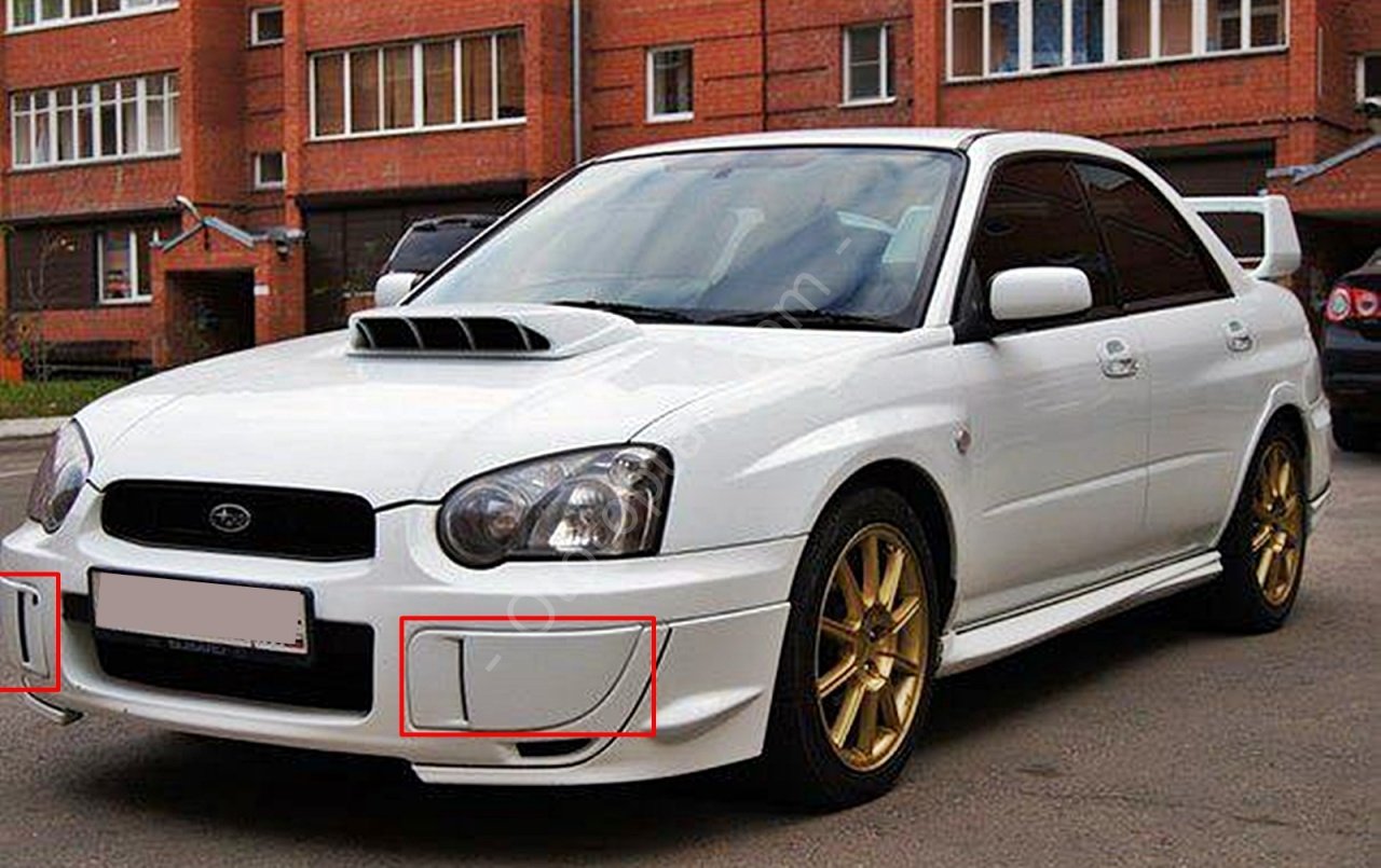 Subaru İmpreza Ön Tampon Sis Kapak Takımı