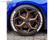 Toyo Tires Lastik Yazısı 4 Adet + Yapıştırma