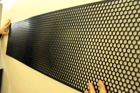 Bal Peteği Plastik Siyah 130x50 cm En büyüğü