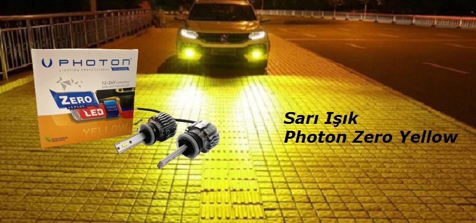 Photon H7 Limon Sarı Led Zenon